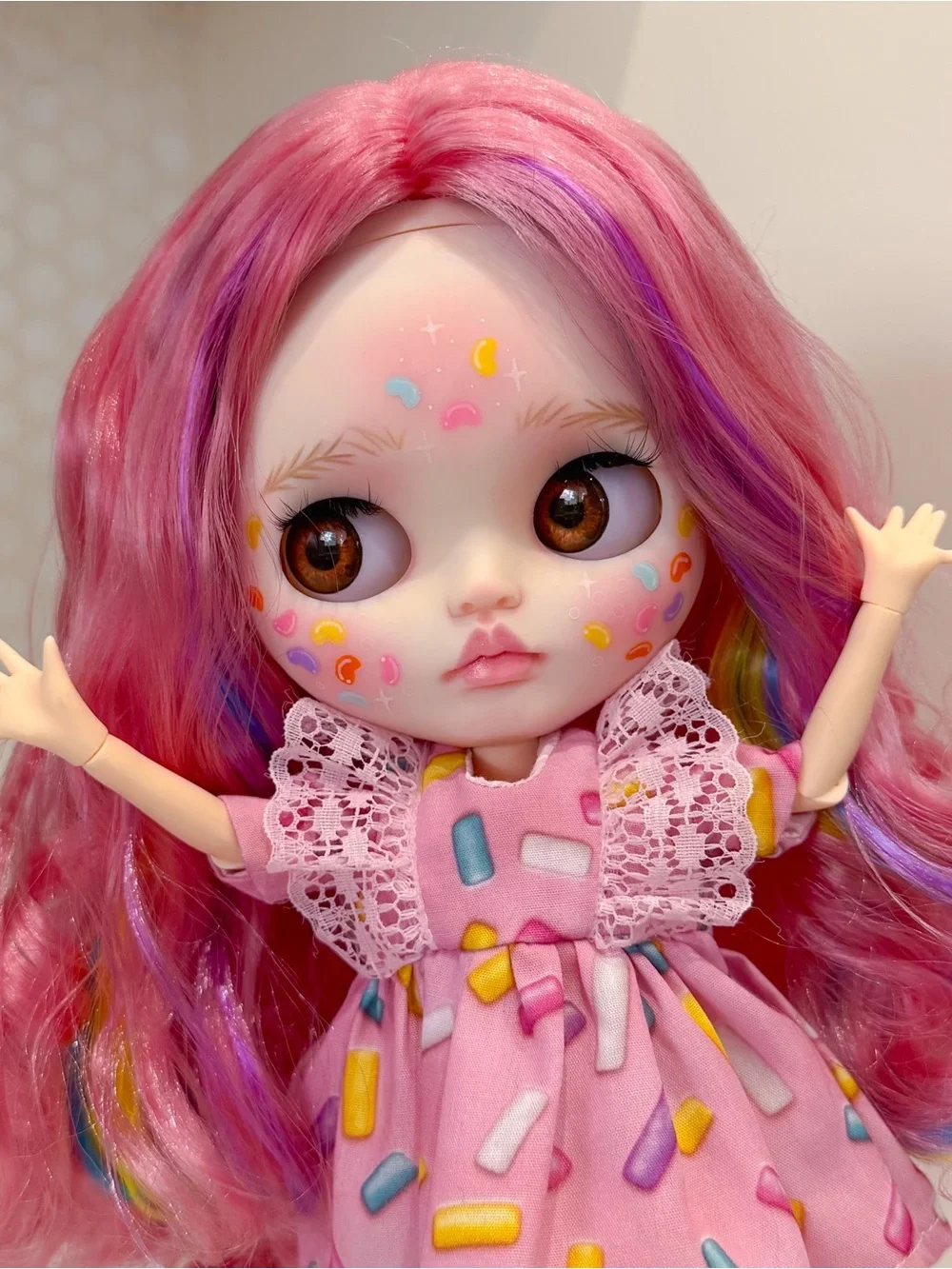 Custom OOAK Factory Blythe Doll 💖🍬🍭